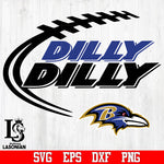 Baltimore Ravens Dilly Dilly svg,eps,dxf,png file