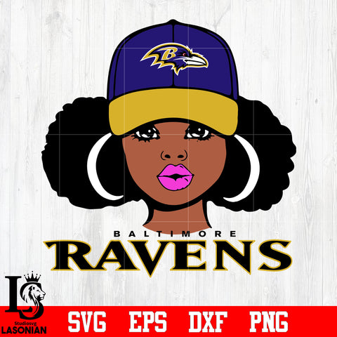 Baltimore Ravens Girl svg eps dxf png file