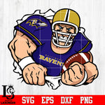 Baltimore Ravens football player Svg Dxf Eps Png file