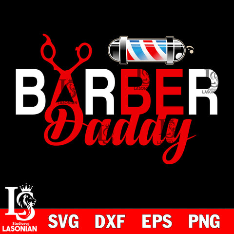 Barber DADDY  svg dxf eps png file Svg Dxf Eps Png file