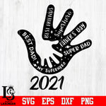 Best dad, my super hero Svg Dxf Eps Png file