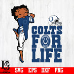 Betty Boop  Indianapolis Colts svg,eps,dxf,png file