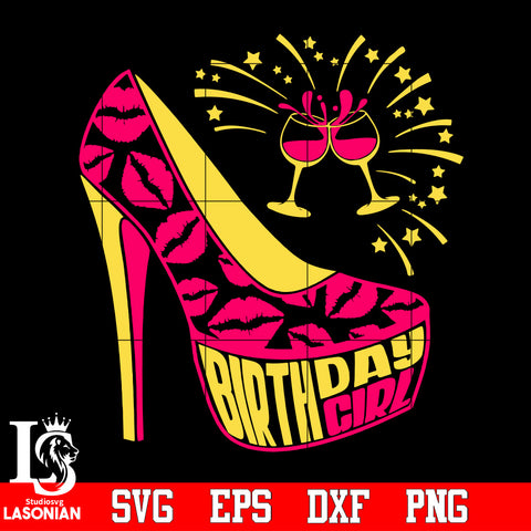 Birthday girl Svg Dxf Eps Png file