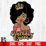 Birthday qeen Svg Dxf Eps Png file