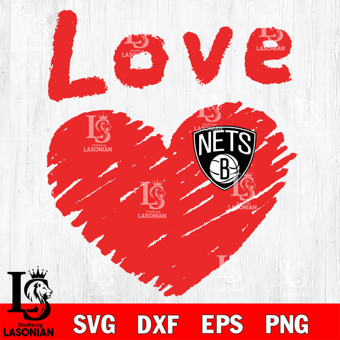 Brooklyn Nets svg eps dxf png file