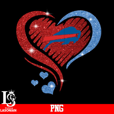 Buffalo Bills Heart PNG file