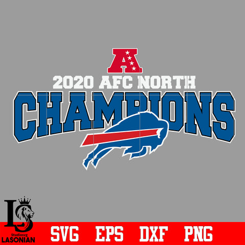 Buffalo Bills 2020 AFC North Champions Svg Dxf Eps Png file