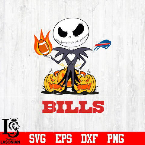 Buffalo Bills, Chiefs NFL, Halloween, Jack svg eps dxf png