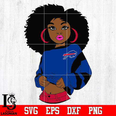 Buffalo Bills Girl Svg Dxf Eps Png file