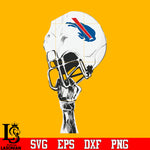 Buffalo Bills hand helmet svg eps dxf png file