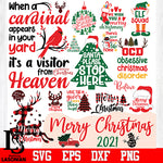 Bundle Christmas 2021 2 svg dxf eps png file