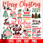 Bundle Christmas 2021 3 svg dxf eps png file