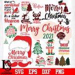 Bundle Christmas 2021 svg dxf eps png file