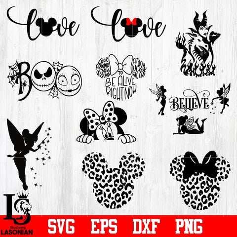 Bundle Disney svg,eps,dxf,png file