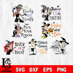 Bundle Halloween Princess Svg, Spooky Vibes svg eps dxf png file