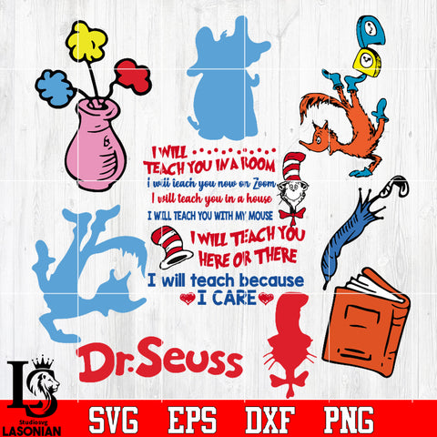 Bundle I wiil teach you in a room, Dr Svg Dxf Eps Png file