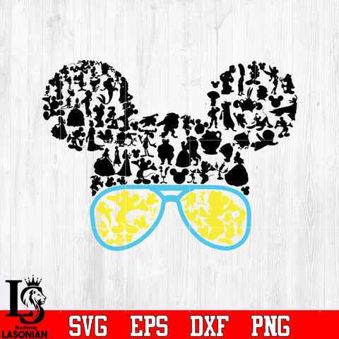 Bundle 12 Mickey vector random 3 svg eps dxf png file