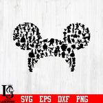 Bundle 12 Mickey vector random 7 svg eps dxf png file