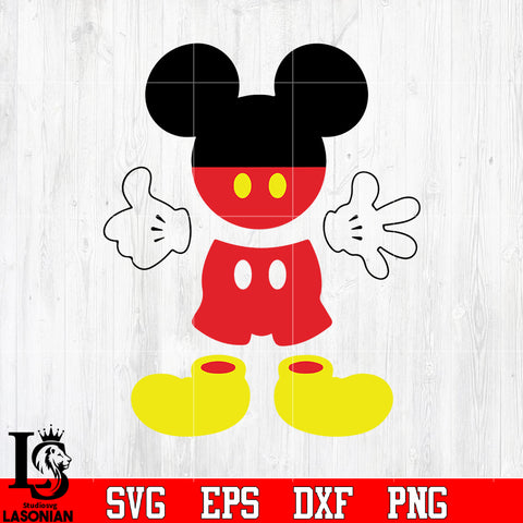 Bundle 13 Mickey vector random 15 svg eps dxf png file