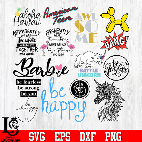 Bundle 1 Beauty and Fashion Tiktok random vector svg eps dxf png file