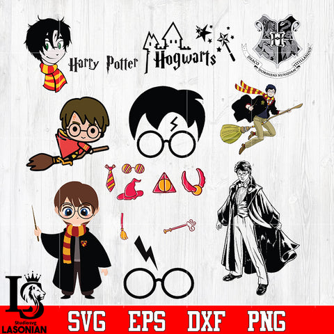 Bundle 1 Harry Porter character svg eps dxf png file