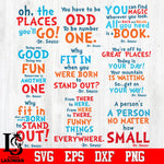 Bundle, Dr Seuss Sayings, Dr Seuss, Dr Seuss Vector, Dr Seuss Clipart, Why Fit In, Today Was Good Svg Dxf Eps Png file