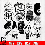 Bundle 2 Harry Porter Random vector svg eps dxf png file