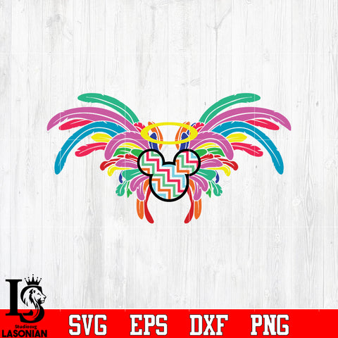 Bundle 6 Mickey vector random 8 svg eps dxf png file