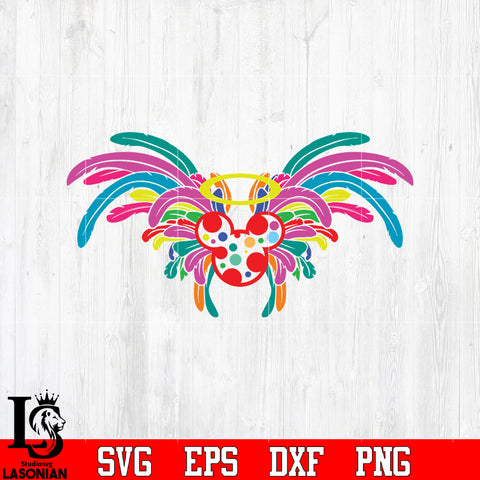 Bundle 6 Mickey vector random 9 svg eps dxf png file