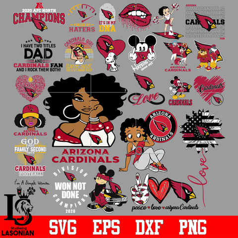 Bundle Arizona Cardinals, Arizona Cardinals Nfl, Bundle sport Digital Cut Files svg eps dxf png file