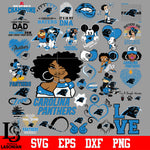 Bundle Carolina Panthers, Carolina Panthers Nfl, Bundle sport Digital Cut Files svg eps dxf png file