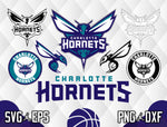 Bundle Charlotte Hornets Logo svg eps dxf png file