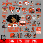 Bundle Cleveland Browns, Cleveland Browns Nfl, Bundle sport Digital Cut Files svg eps dxf png file