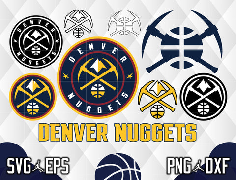 Bundle Denver Nuggets Logo svg eps dxf png file