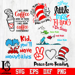 Dr seuss svg, Dr Seuss bundle Svg Dxf Eps Png file