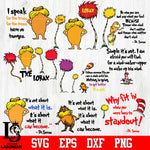 Bundle Dr seuss bundle svg, dr seuss svg, dr seuss quotes Svg Dxf Eps Png file