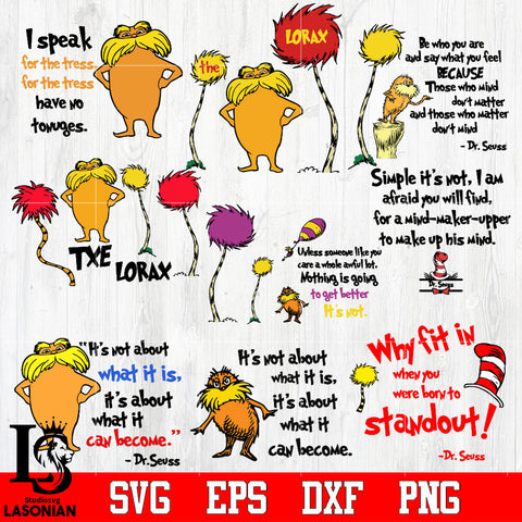 Bundle Dr seuss bundle svg, dr seuss svg, dr seuss quotes Svg Dxf Eps Png file