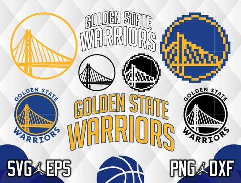 Bundle Golden State Warriors Logo svg eps dxf png file