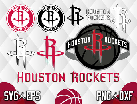 Bundle Houston Rockets Logo svg eps dxf png file
