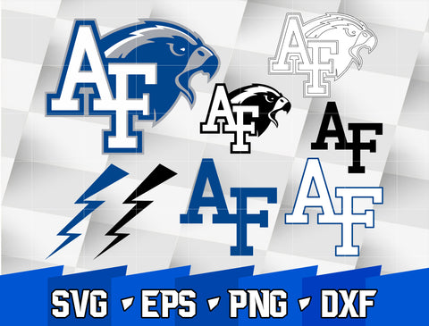 Bundle Logo Air Force Falcons svg eps dxf png file