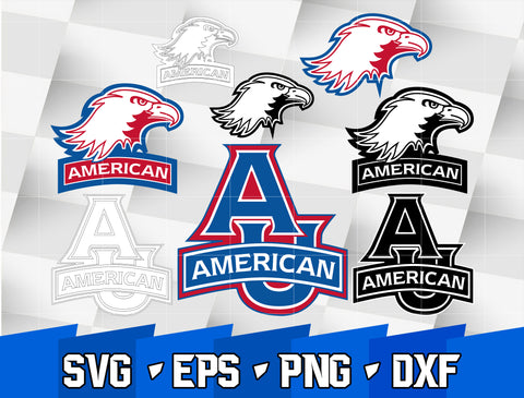 Bundle Logo American Eagles svg eps dxf png file