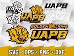 Bundle Logo Arkansas-PB Golden Lions svg eps dxf png file