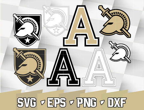 Bundle Logo Army Black Knights svg eps dxf png file