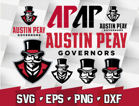 Bundle Logo Austin Peay Governors svg eps dxf png file