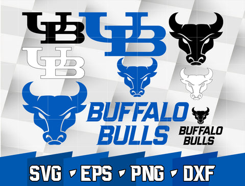 Bundle Logo Buffalo Bulls svg eps dxf png file