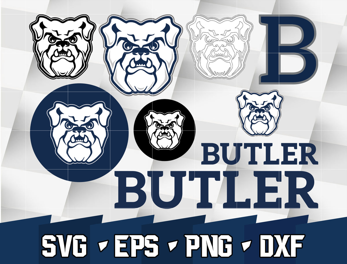 Butler Logo Vector File Bundle Logo Butler Bulldogs svg eps dxf png file – lasoniansvg