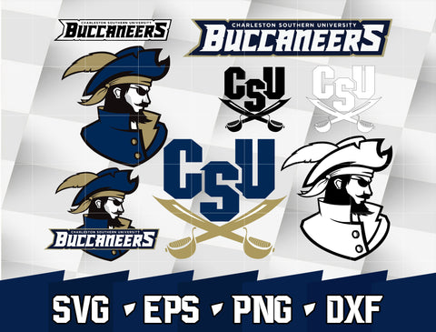 Bundle Logo CSU Buccaneers svg eps dxf png file