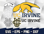 Bundle Logo California-Irvine Anteaters svg eps dxf png file