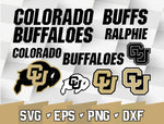 Bundle Logo Colorado Buffaloes svg eps dxf png file