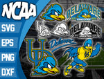 Bundle Logo Delaware Blue Hens svg eps dxf png file